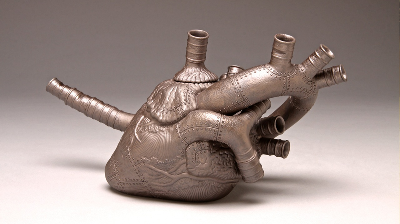 Heart Teapot Internal Combustion Metamorphosis