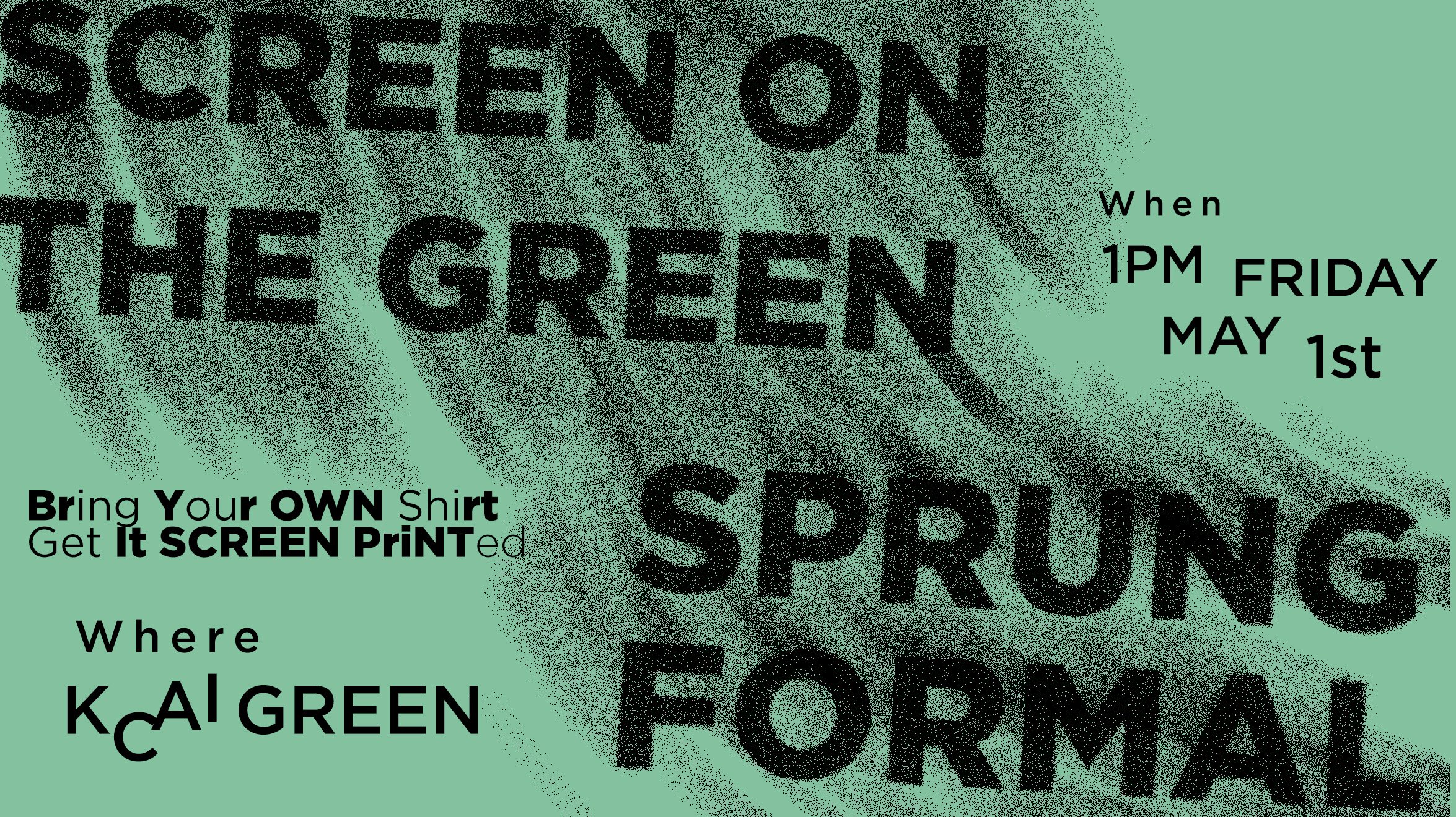 SF Final Screen on the Green posters TV