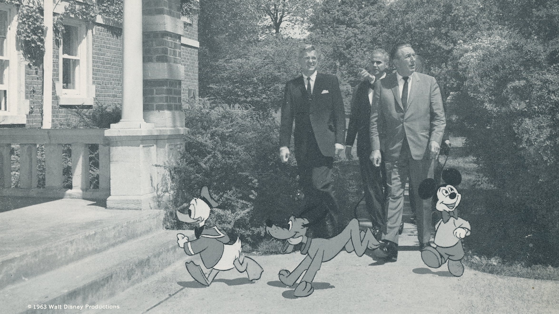 Walt Disney Visits KCAI Vanderslice Hall in 1963