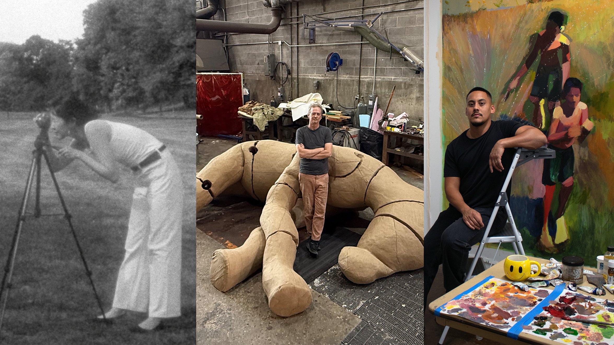 three artists