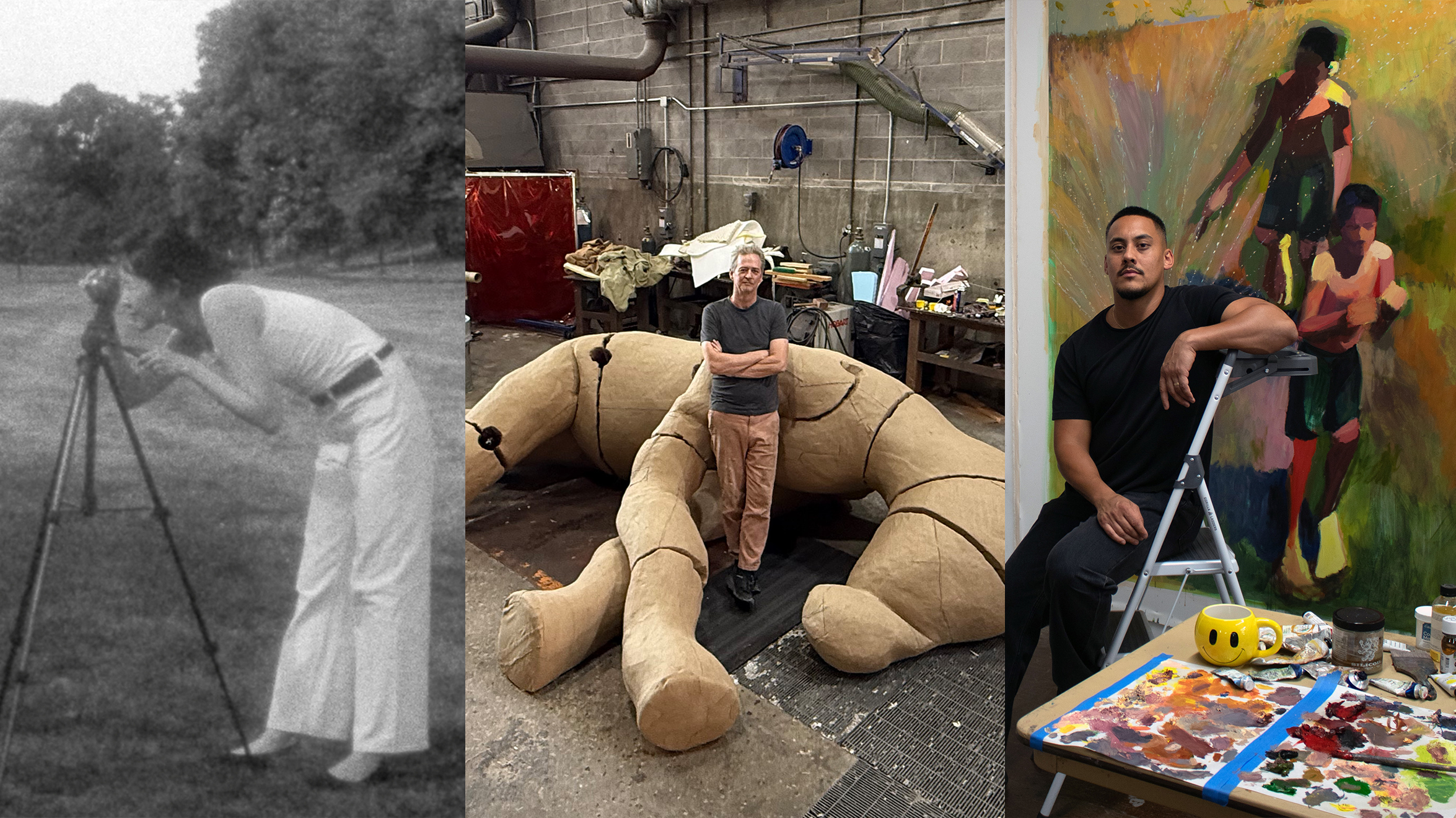 three artists